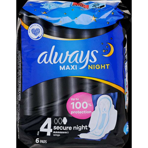 Always Classic Maxi Night 6CT Wings