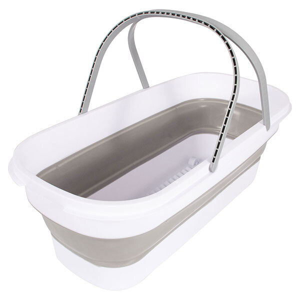 Ideal Home Collapsible Bucket w/ Wheels 22x10.2x7.5 inch
