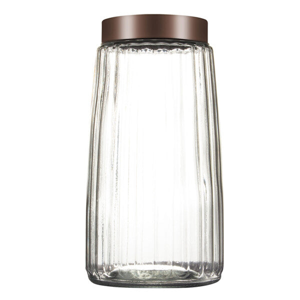 Ideal Kitchen Glass Jar with Clear Lid 76.42 oz