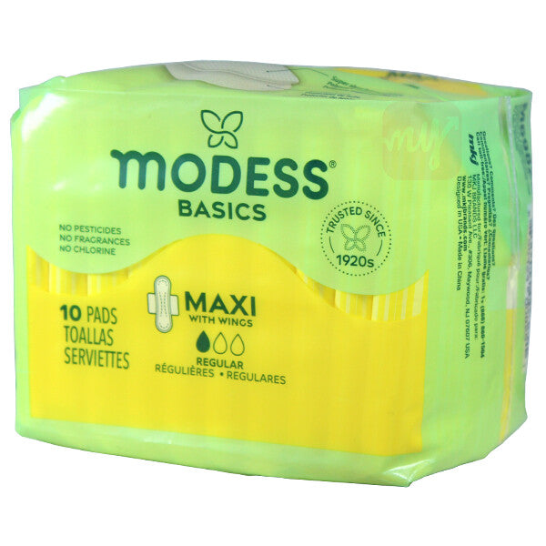 Modess Maxi Pads 10CT Regular