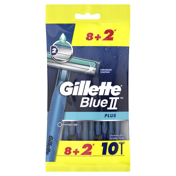 Gillette Blue II Plus Razor 10PK