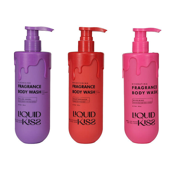 LIQUID KISS Women's Body Wash 16oz Mix