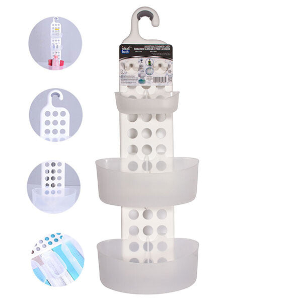 Ideal Bath Multi-Purpose Shower Caddy 25in Long