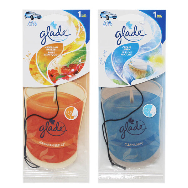 Glade Car Air Freshener Hawaiian Breeze & Clean Linen