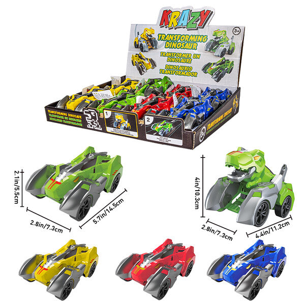 Krazy Toy Car Transforming Dinosaur