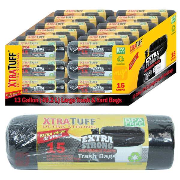 Xtratuff Trash Bag Roll 13GAL 15CT