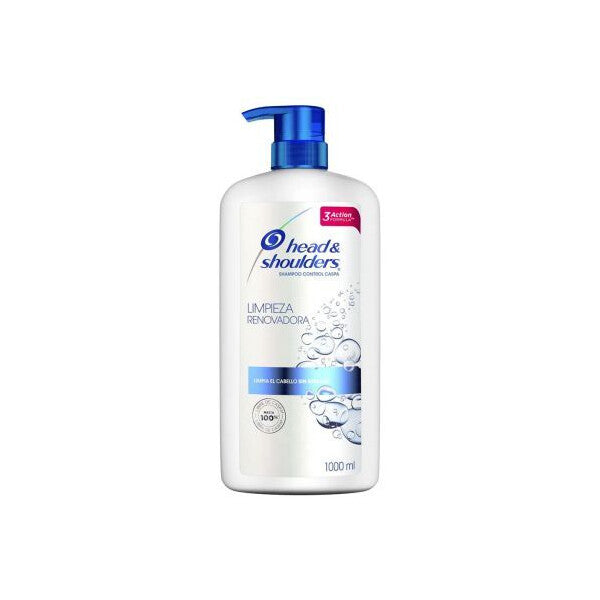 Head & Shoulders Shampoo 1lt Limpieza Renovadora w/Pump