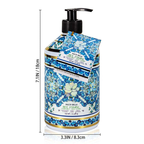 Molto Bella Hand Soap 21.3 FL OZ Blue Jasmine