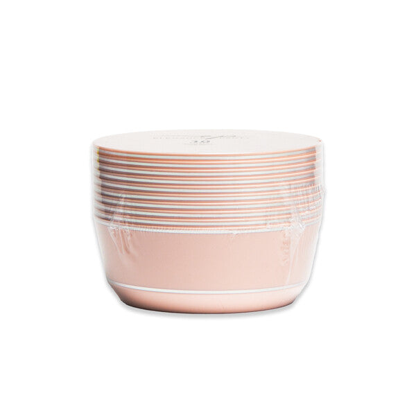 EP 10PK 14oz Soup Bowl Blush+Silver