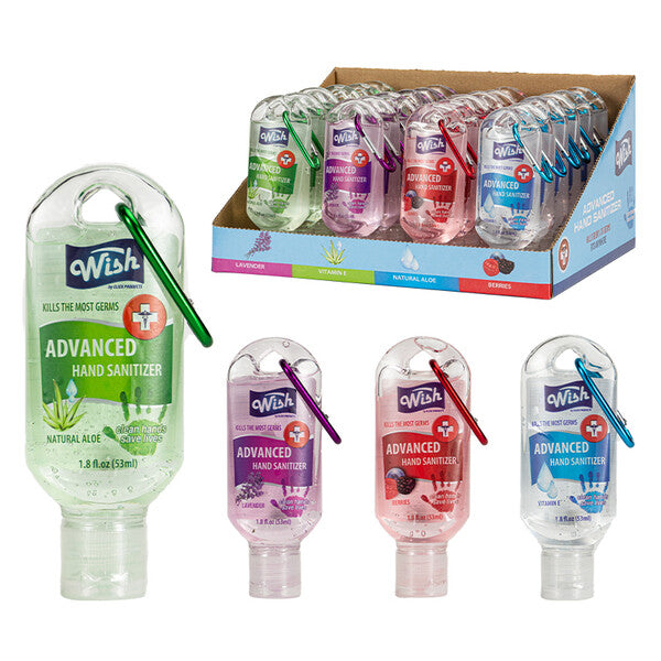 Wish Hand Sanitizer 1.8oz w/ Clip Display