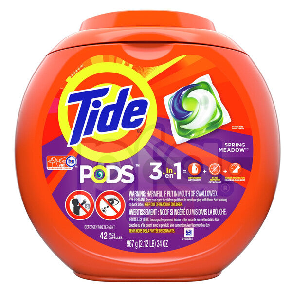 Tide Laundry Pods 42Count Spring Meadow