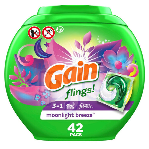 Gain Fling Pods 42Count Moonlight Breeze