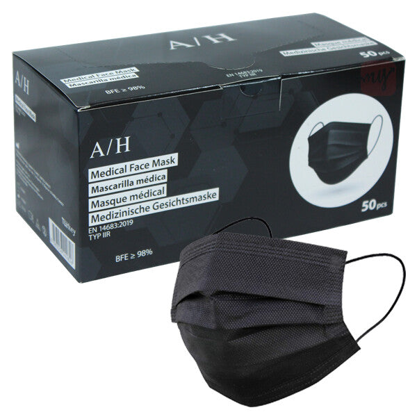 Face Mask Disposable Black