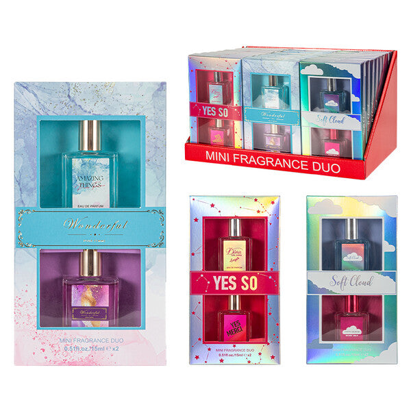 Women's Display MINI FRAGRANCE DUO 2×0.51fl.oz EDP