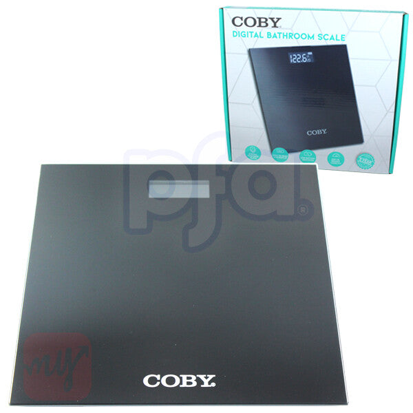 Coby Digital Bathroom Scale Black