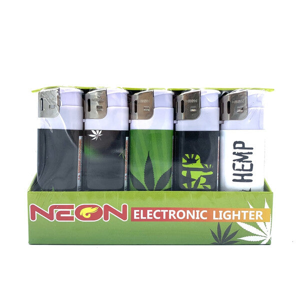 Neon Electric Lighter Hemp Series