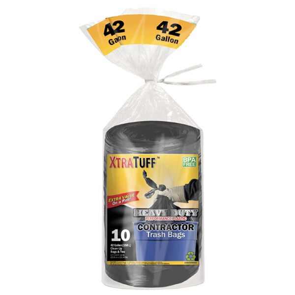 XtraTuff Trash Bag Contractor 42G 10CT Bag (70/plt)