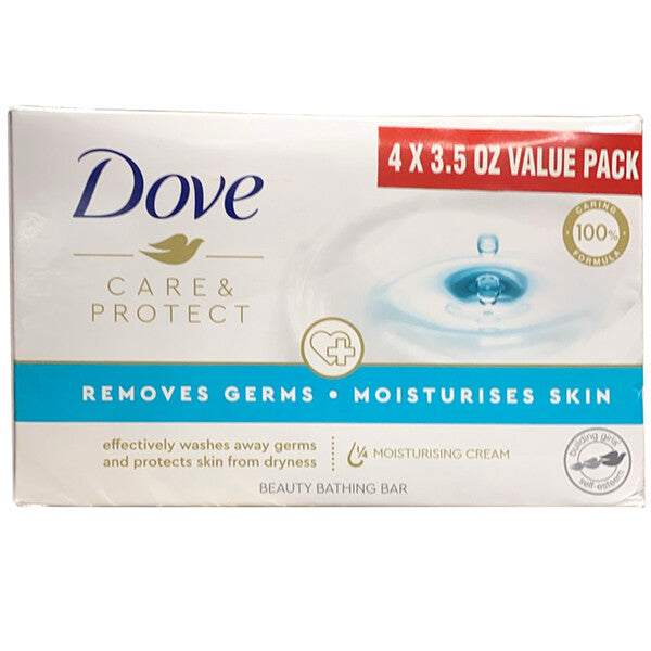 Dove Soap 100G 4PK Care & Protect