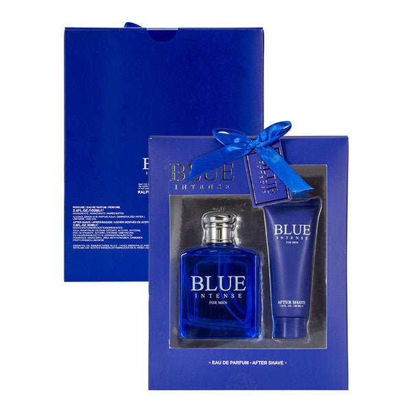 Men's 2pcs Large Gift Set BLUE INTENSE 3.4fl.oz/100mlEDP 2.8fl.oz/80ml After Shave