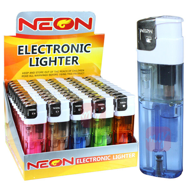 Neon Electronic Lighter 5 Transparent Color