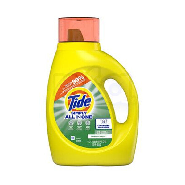 Tide Simply Detergent Liquid 50oz 1.47L Day Break Fresh