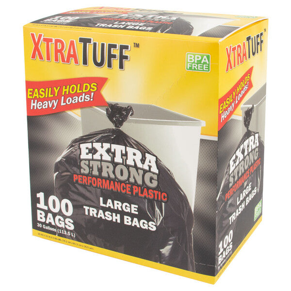 Xtratuff Trash Bag Box 30 Gal 100CT