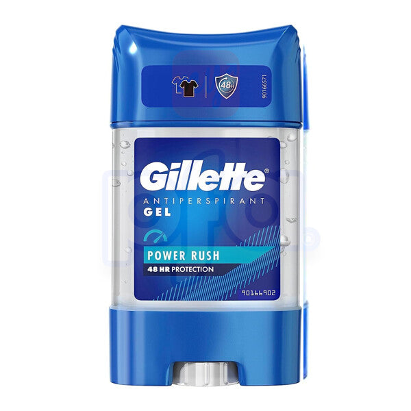 Gillette AP Deodorant Clear Gel 70ml Power Rush
