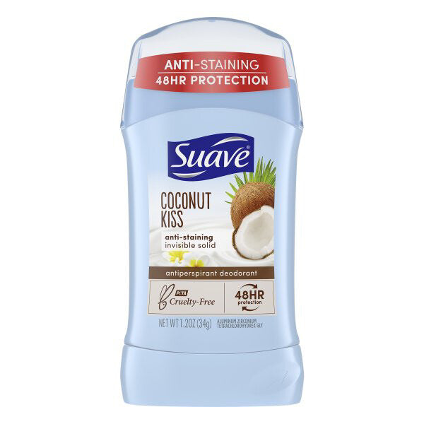 Suave Deo 1.2oz Coconut Kiss NEW SIZE