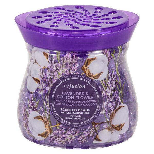Air Fusion Crystal Beads 14oz Lavender & Cotton Flower