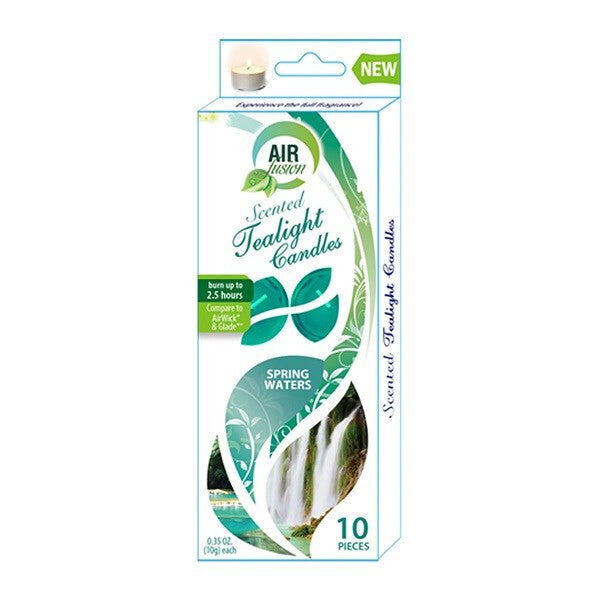 Air Fusion Tealight Spring Water 10PK