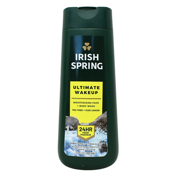 Irish Spring Body Wash 20oz Ultimate Wake Up Tea Tree