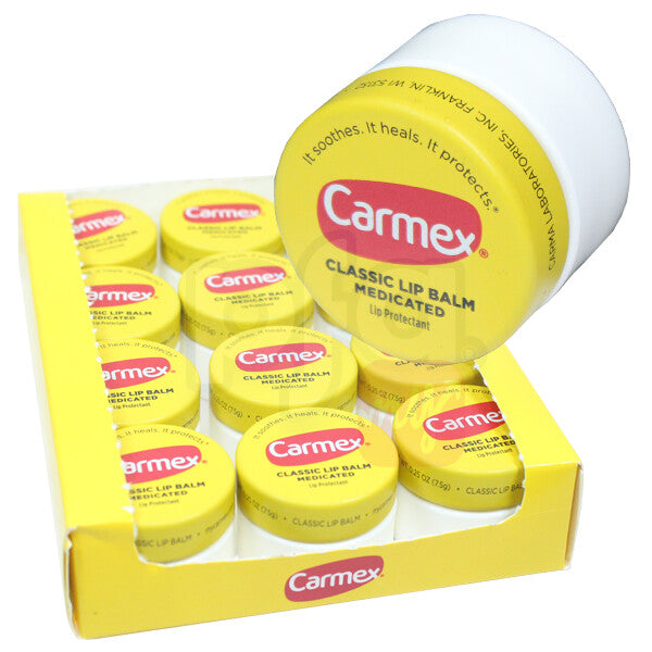 Carmex Lip Balm 0.25oz Jar 30*12ct Display
