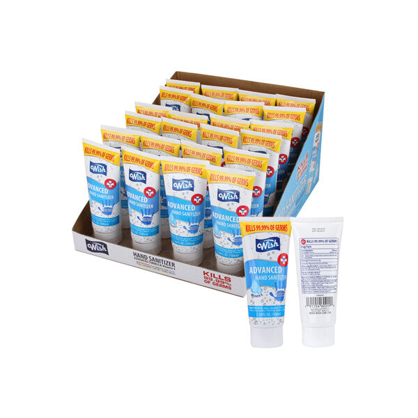 Wish Hand Sanitizer 3.38oz 75% Tube Flip Cap Display