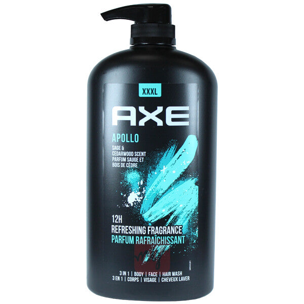 Axe Body Wash Pump (1L) 33.8oz Apollo