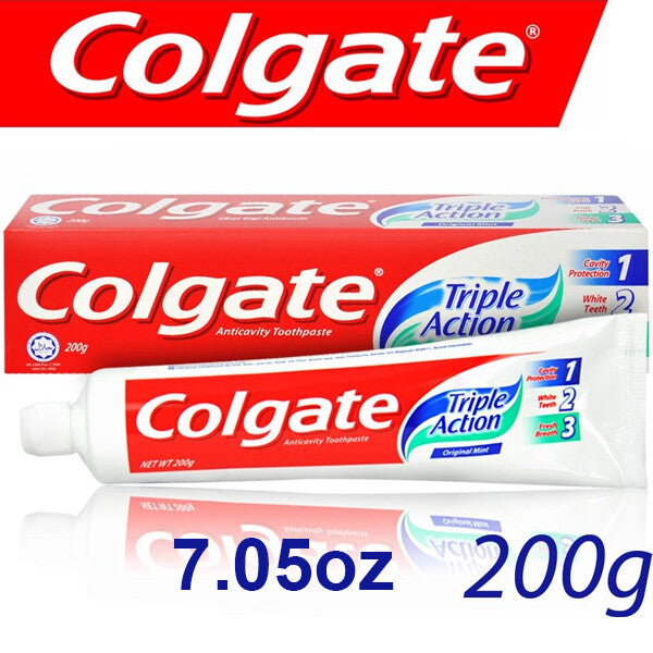 Colgate Toothpaste 200g 7.05oz Triple Action
