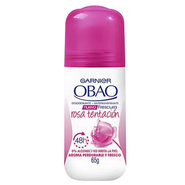 Obao Roll-On Desodorante Rosa Tentacion (dark pink) 65g