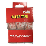 Super Clear Tape 3/4x300in 3PK Made In Taiwan