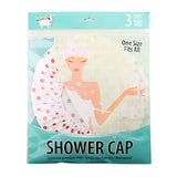 Ideal Bath Shower Cap 3PK