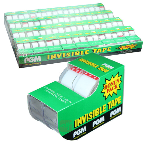 Invisible Tape 3/4x300in 2PK