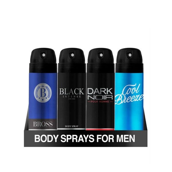 Body Spray Aerosol Display 6.76Floz Men