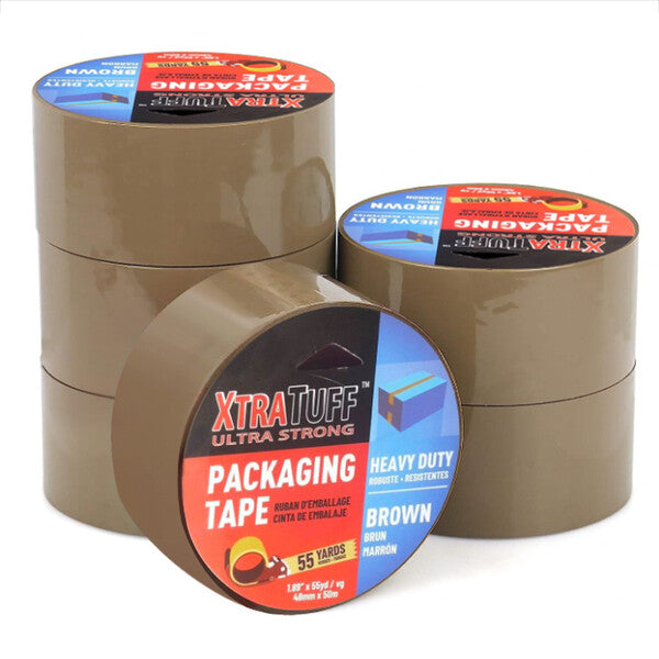 XtraTuff Packing Tape 1.89in by 55yd Brown