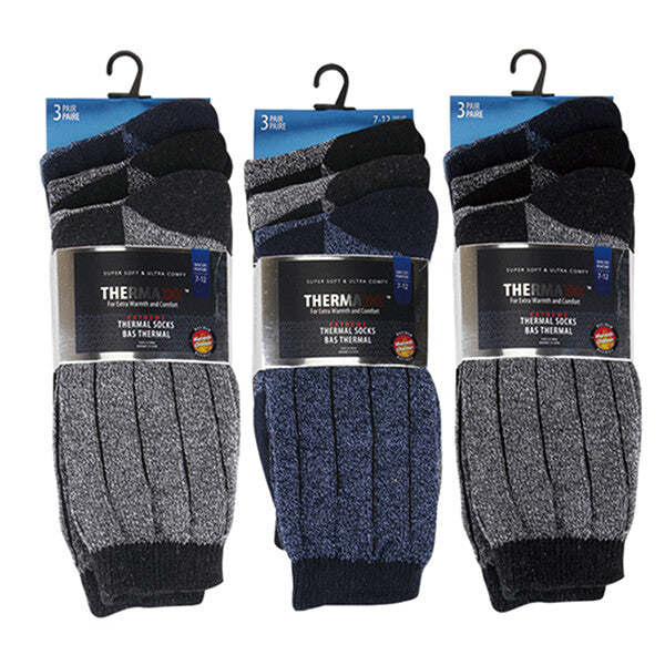 Thermaxxx Mens Thermal Dress Socks 3PK
