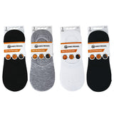 JM No Show Liner Socks 3PK Solid