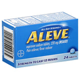 Aleve Naproxen Sodium 220mg 24 Taplets