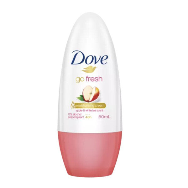 Dove Deodorant Roll On 48/50ml (8x6pk) - GO FRESH APPLE & WHITE TEA
