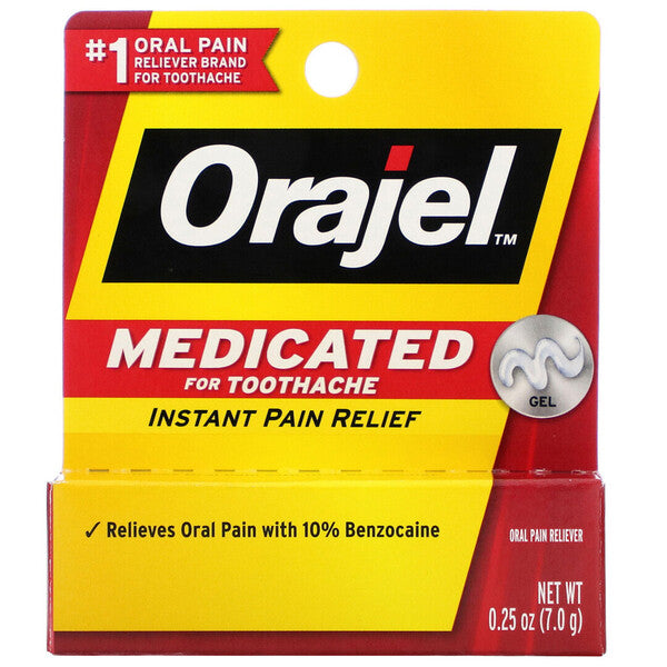 Orajel Medicated 0.25oz Toothache Gel Expired