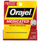 Orajel Medicated 0.25oz Toothache Gel Expired