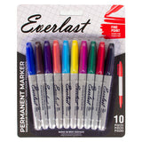 Everlast Permanent Marker 10PK Colors