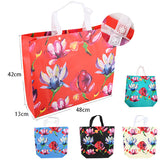 Woven Bag Printed Flowers