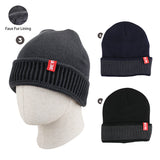 Thermaxxx Men Winter Knit Hat w/ Fur Lining
